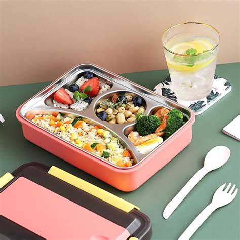 bento steel snack box|reusable bento boxes.